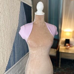 NWT American Eagle Light Purple Ribbed Mini Bolero